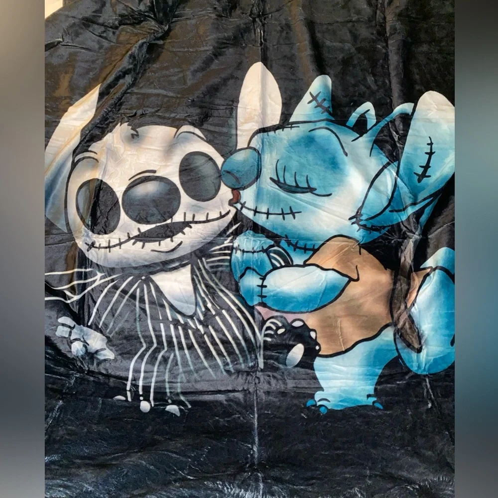 Stitch Halloween Throw Blanket 50x60 Inches